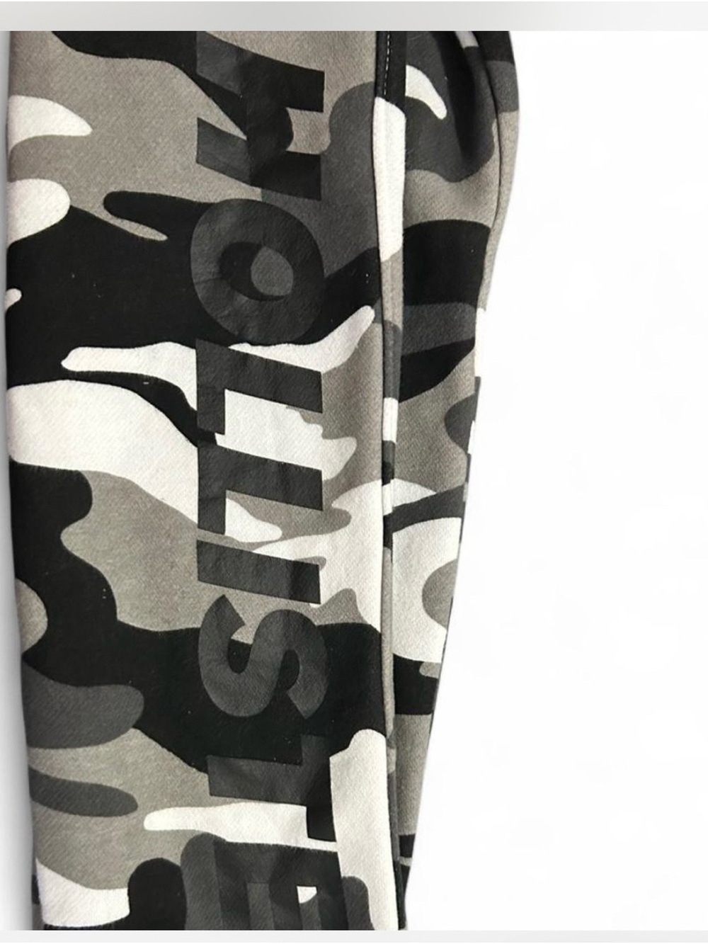 Hollister Black & Gray Camo Jogger Pants - Picture 2 of 5